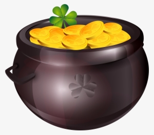 Pot Of Gold Png Clipart Image - Pot Of Gold Transparent Background
