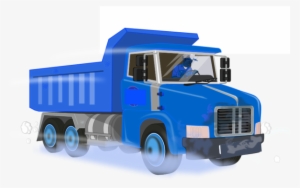 Blur Clipart Dump Truck - Camion De Construccion Png