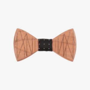 Criss Cross Wooden Bowtie - Plaid