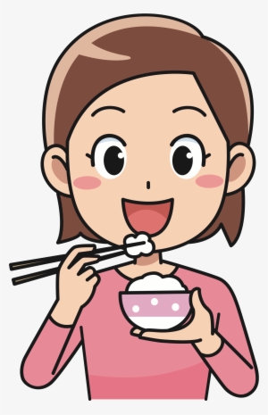 This Free Icons Png Design Of Woman Eating Rice