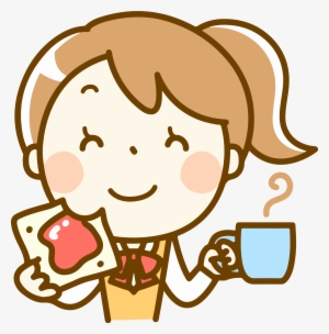 Eating Clipart Girl Eating - Girl Washing Dishes Clipart