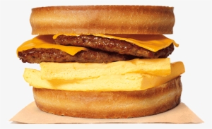 Smoked Double Sausage Breakfast Sourdough King™ - Burger King Breakfast Egg