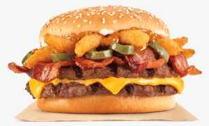 Our Angry King™ Sandwich Features Two ¼ Lb Savoury - Mechant King Burger King