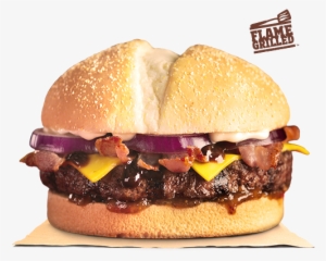 A Flame-grilled Beef Steakhouse Patty, Sliced Red Onions, - Steakhouse Bbq Burger King