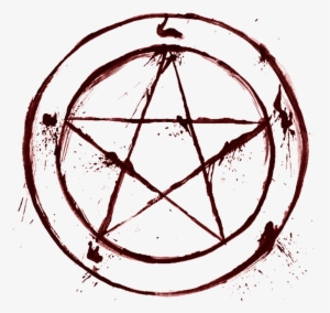 Symbol Blood Bloody Pentagram Creepy Cool Png Effects - Pentacle Png