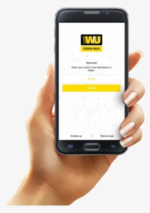 Wu App - Android Phone In Hand Png