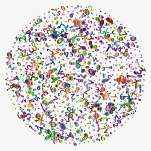 Png Library Stock Clipart Prismatic Cloud No Background - Numbers Clipart No Background