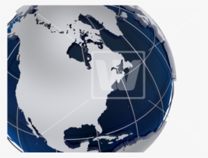 3d Globe Png - Rivers Of North America