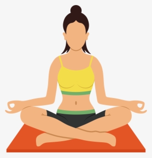 Meditation - Yoga Instructor Clipart