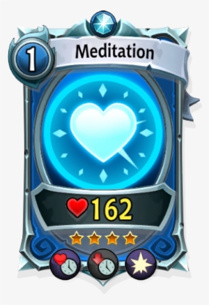 Magic 3 Card Hero Meditation - Portable Network Graphics