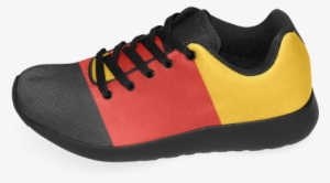 German Flag Colored Stripes Women's Running Shoes - German Shoes