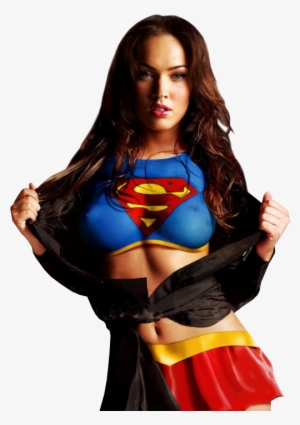 Sorry, I Don't Have Too Much Time For A Long Articlebut - Megan Fox Supergirl Body Paint