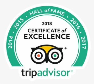 Trip Advisor Hall Of Fame - Tripadvisor Certificate Of Excellence Hall Of Fame