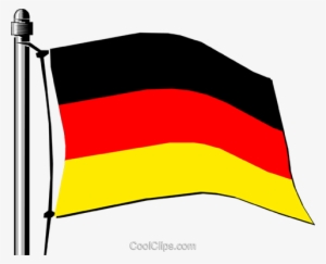 Germany Flag Royalty Free Vector Clip Art Illustration - German Say About Nationalism