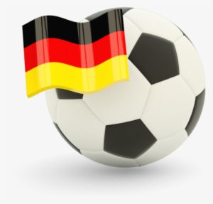 Germany Football With Flag - Germany Flag With Football