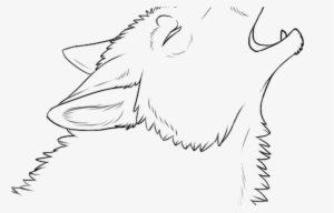 No Wolf Howling Lineart Tengoku Shadows On Deviantart - Howiling Wolf Outline
