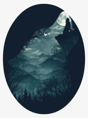 Howling Wolf - Wolf Art