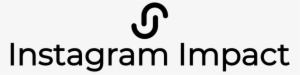 Instagram Impact Logo Black - Graphic Design