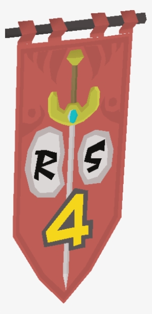 Osrs 4th Birthday Banner - Illustration