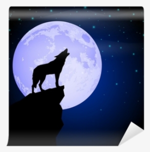 Wolf Pattern Removable Luminous Wall Sticker
