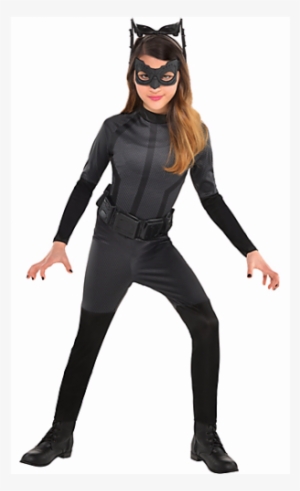 New Girls Black Catwoman Costume - Halloween Costumes Catwoman Girls