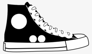 Converse Tennis Shoe Clipart - Converse Clip Art