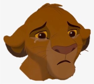 Sad Png Svg Library Stock - Lion King Simba Sad