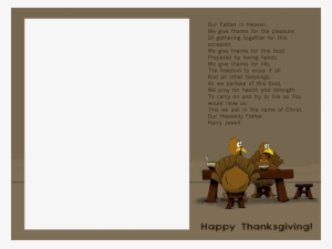 Thanksgiving Frames Png - Illustration