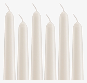 Unscented Ivory Dripless Taper Candles - Dripless Taper Candles