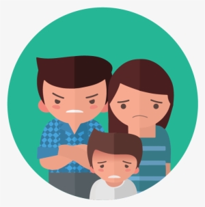 Sadfamily - Sad Family Cartoon Png