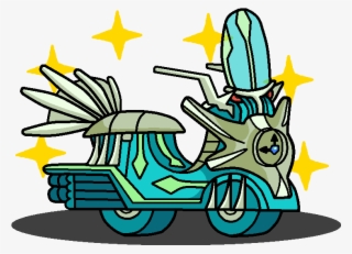 Shiny Dialga Time Scooter By Shawarmachine - Shiny Dialga
