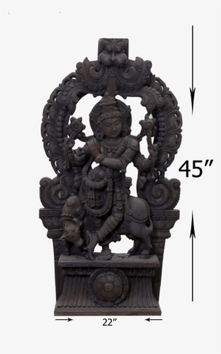 More Views - 1 - Prevnext - Krishna With Cow - Statue