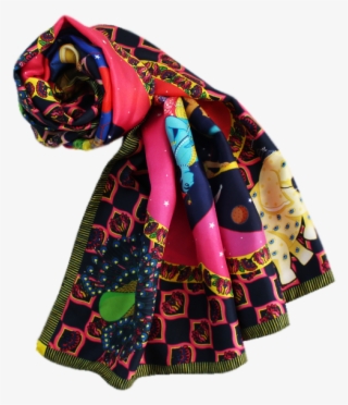 Red Reflects Love And Fertility, Blue Is The Colour - Silk