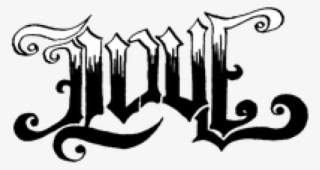 Love Hate Ambigram Tattoos
