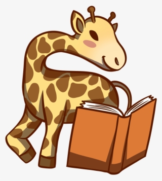 Giraffe Reading Book - Giraffe