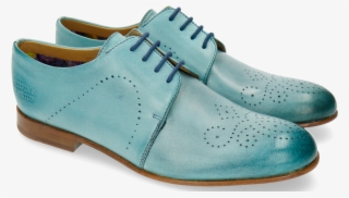 Derby Shoes Sally 1 Turquoise - Suede