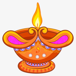Light Lamp Clip Art - Cartoon Picture Of Diwali