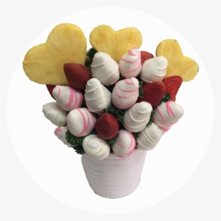White Berry Bliss Bouquet - Buttercream