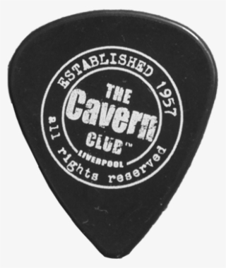 Cavern Club Logo Plectrum Black - Emblem