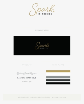 Spark Dinners Branding Overview