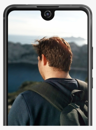 Back Side Of A Man And The Live Artistic Blur Effect - Iphone