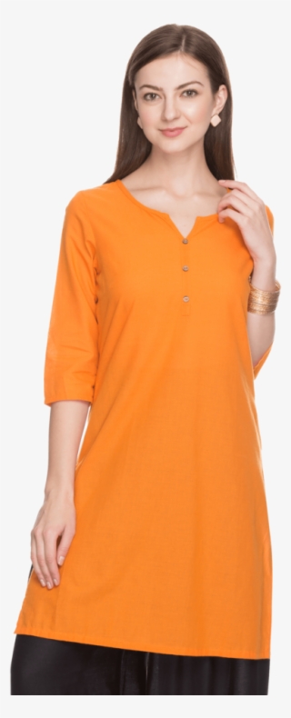 Women Slim Fit Solid Kurta - Girl