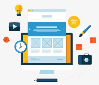 Creative Web Design Png - Website Development Graphics Png