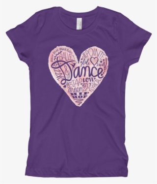 Dance Heart Girl's Tee Shirt - T-shirt