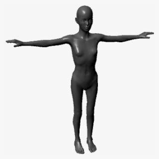 Made As The Model Of A Young Girl In Age Of 17,18 Having - Human