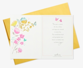 Welcome Easter Pop Up Shadow Box Easter Card - Paper