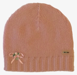 Classic Cashmere Baby Hat Embelisshment - Beanie