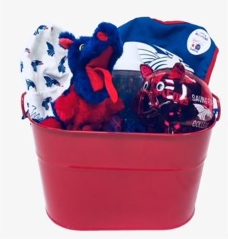 Baby Cap Is White With Small Power Dragons On It, A - Box