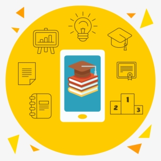 Mobile&books Learning Mobile&books Learning - M Learning Icon Png