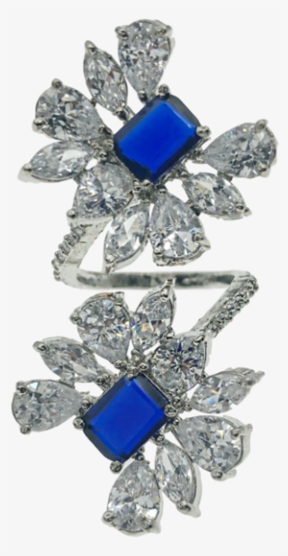 Flower Wrap Ring - Diamond